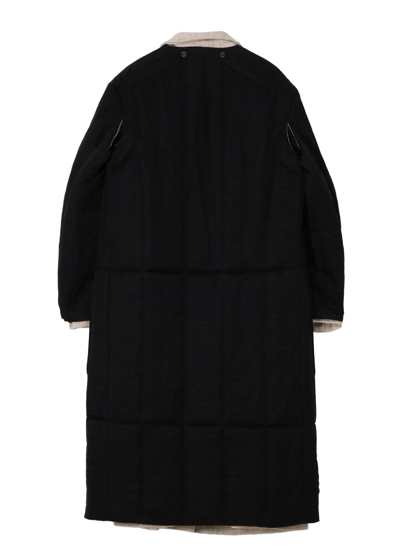 LINEN VELVET STAND COLLAR JACKET WITH LINER