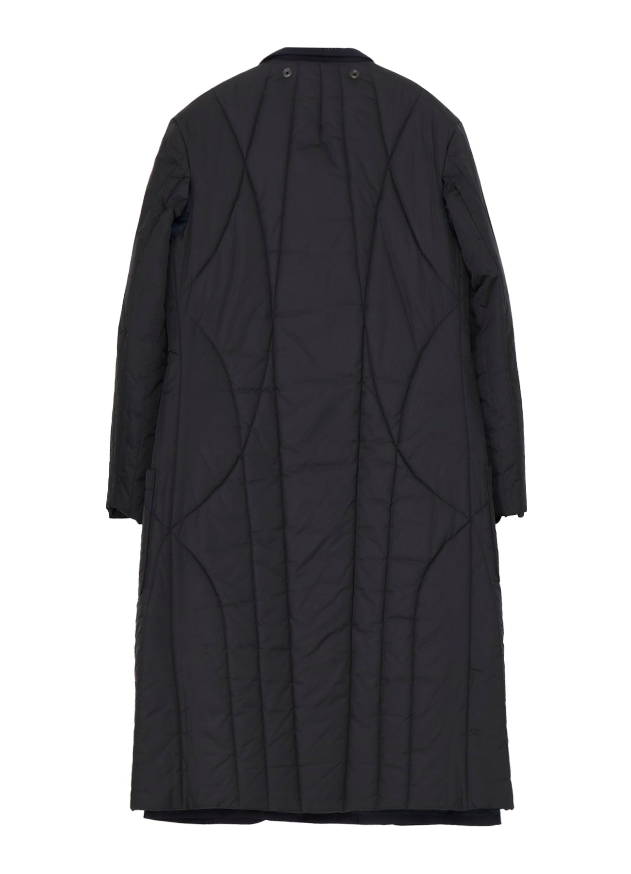 NAVY WOOL GABARDINE ONE BUTTON JACKET WITH LINER