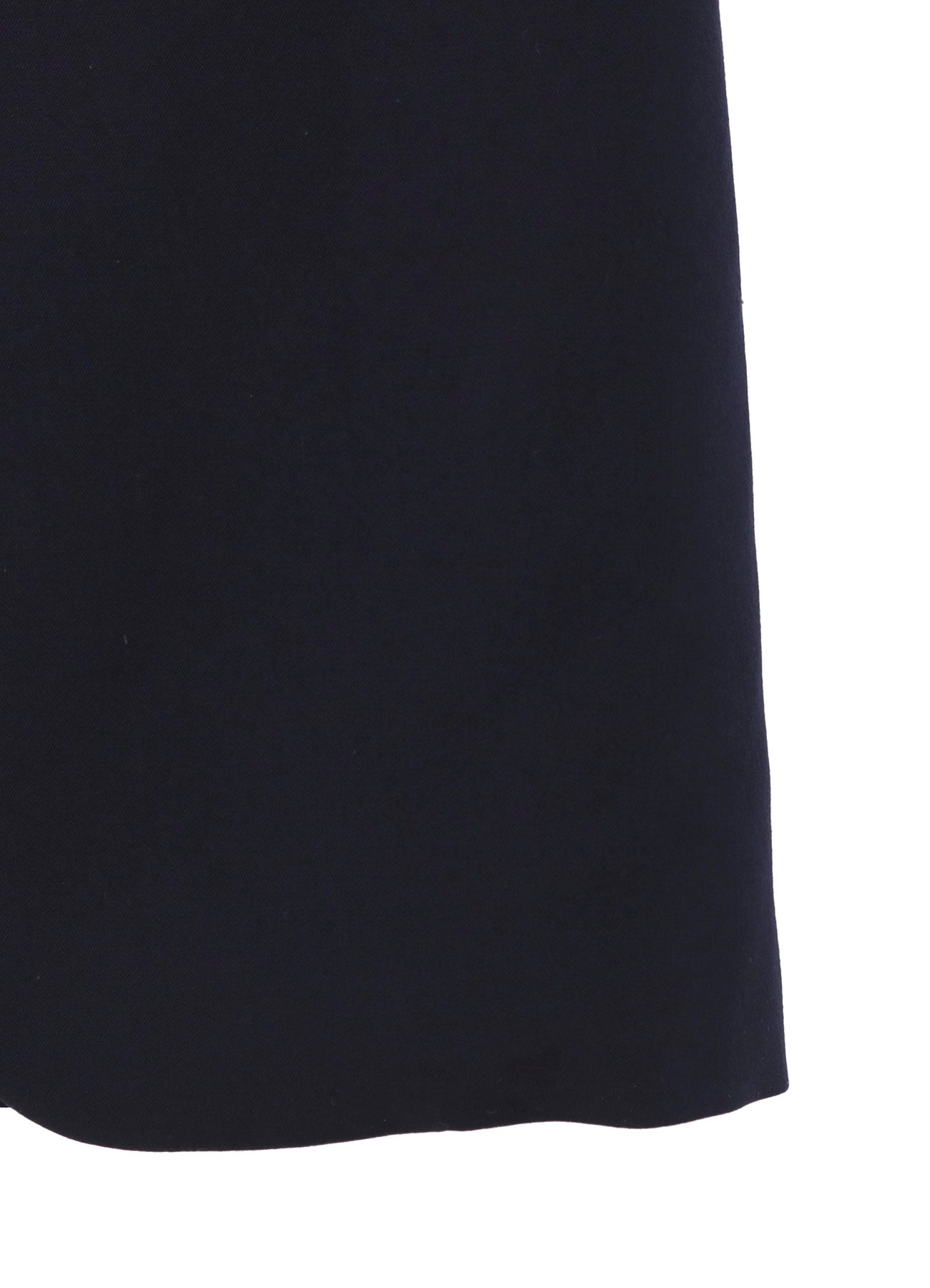 NAVY WOOL GABARDINE ONE BUTTON JACKET WITH LINER