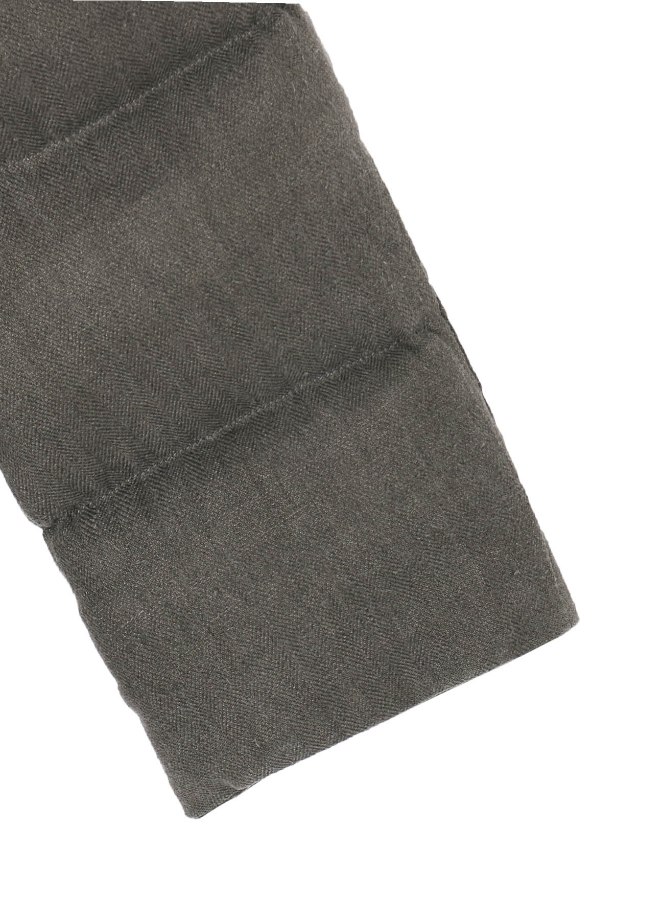 SILK LINEN INKED HORIZONTAL PADDED STAND JACKET