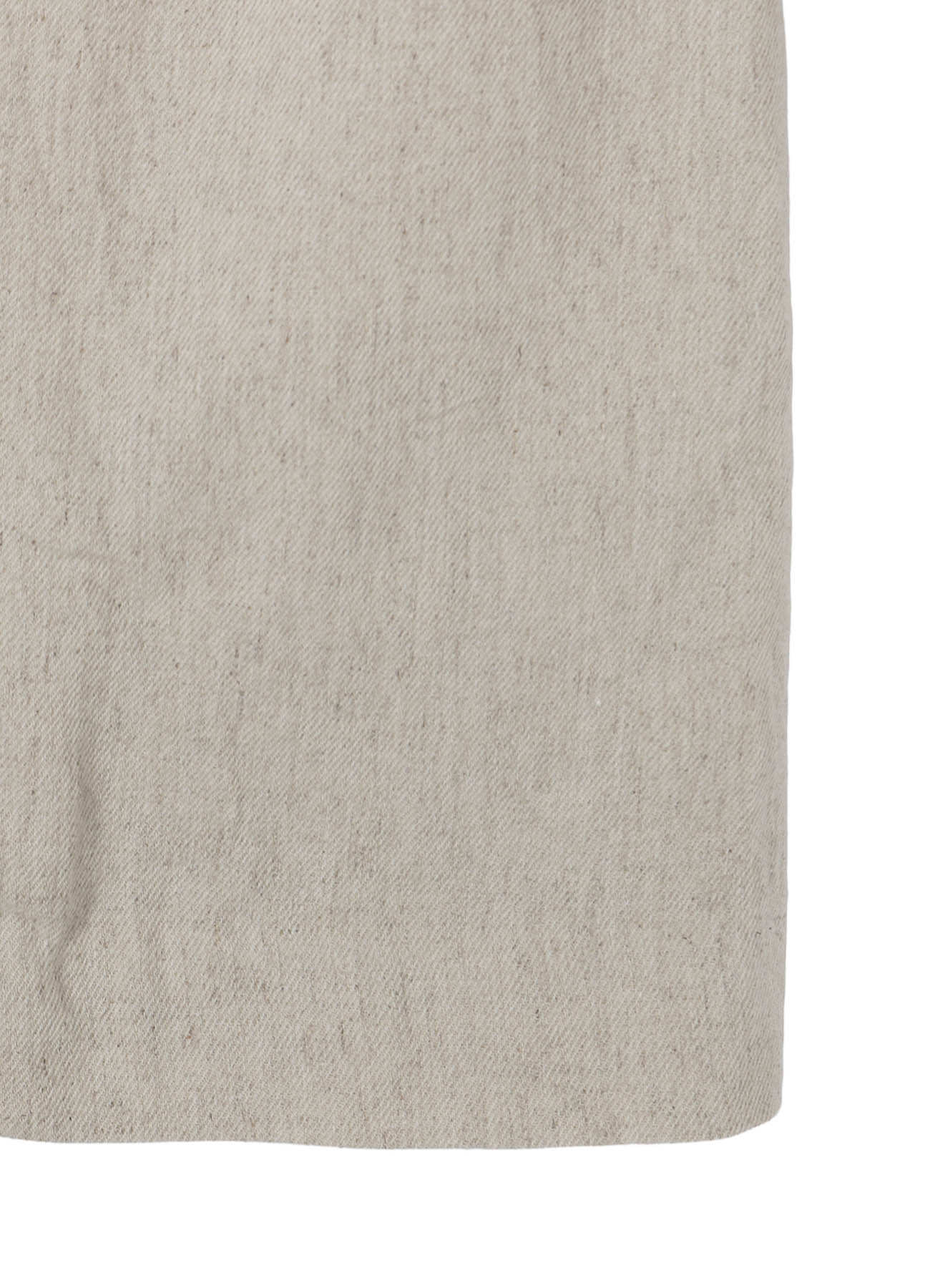 LINEN/COTTON DENIM 6 BUTTONS PADDED JACKET