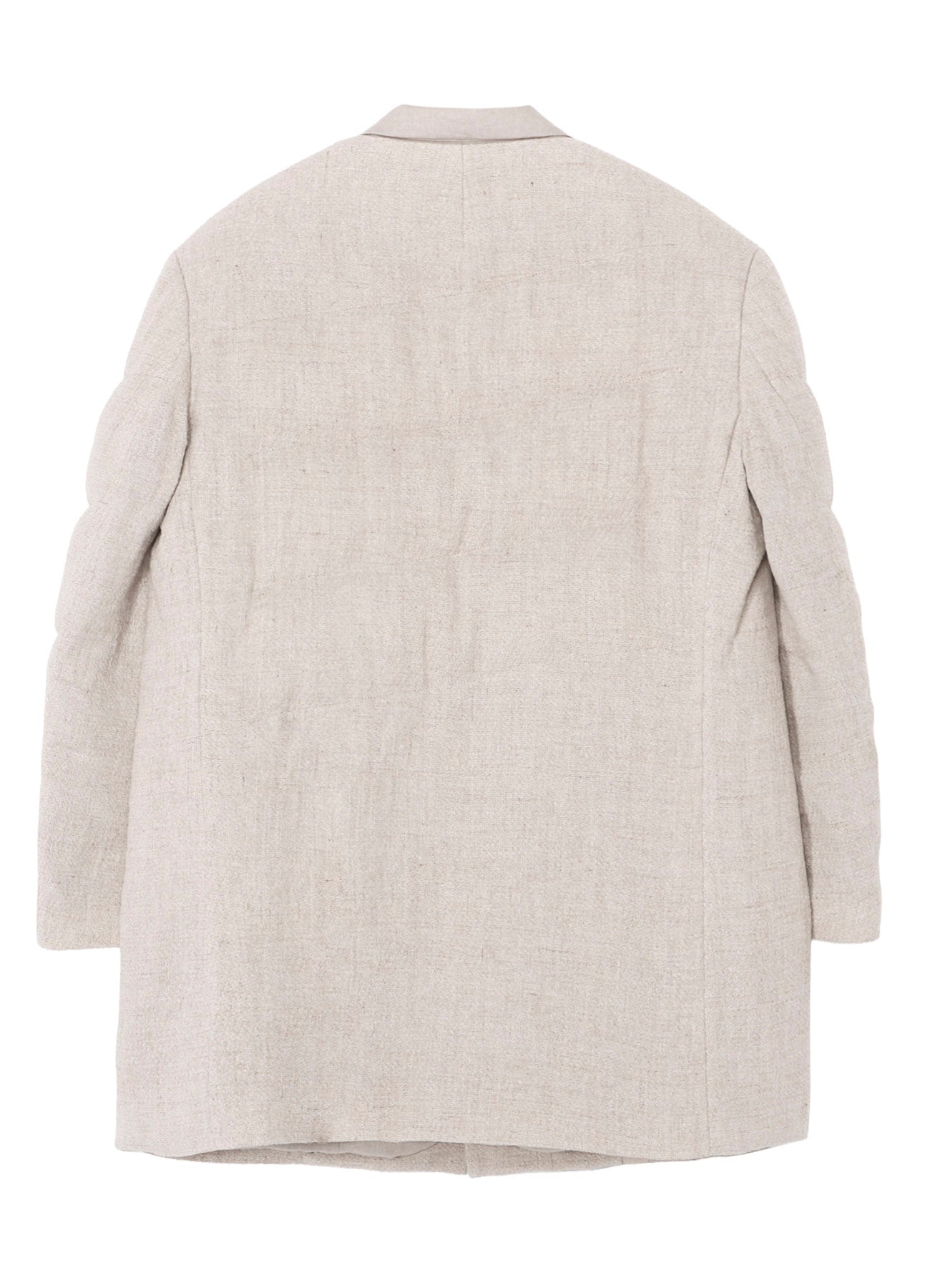 SILK LINEN TWEED JACKET WITH LINER