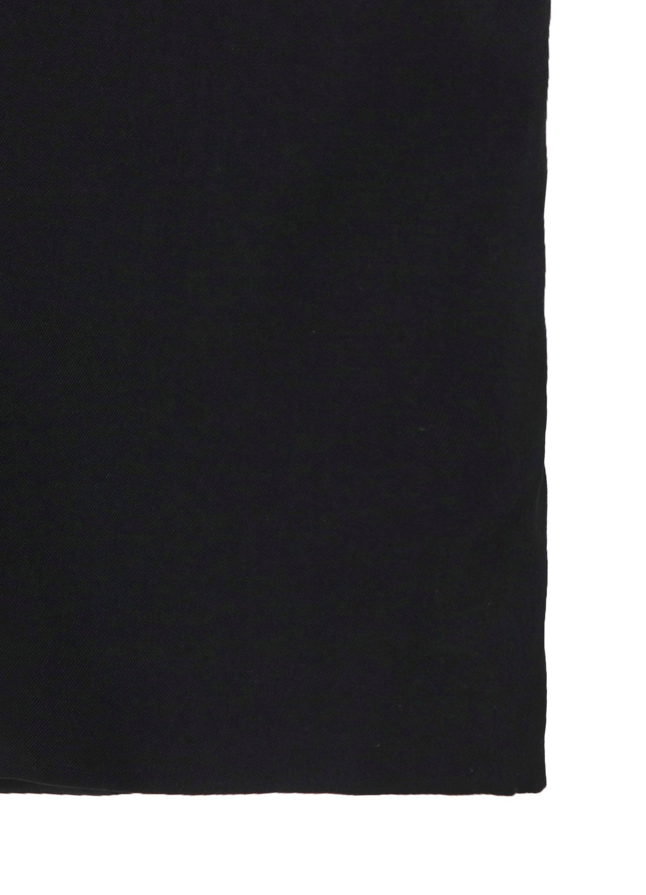 WOOL GABARDINE HORIZONTAL PADDED LONG JACKET