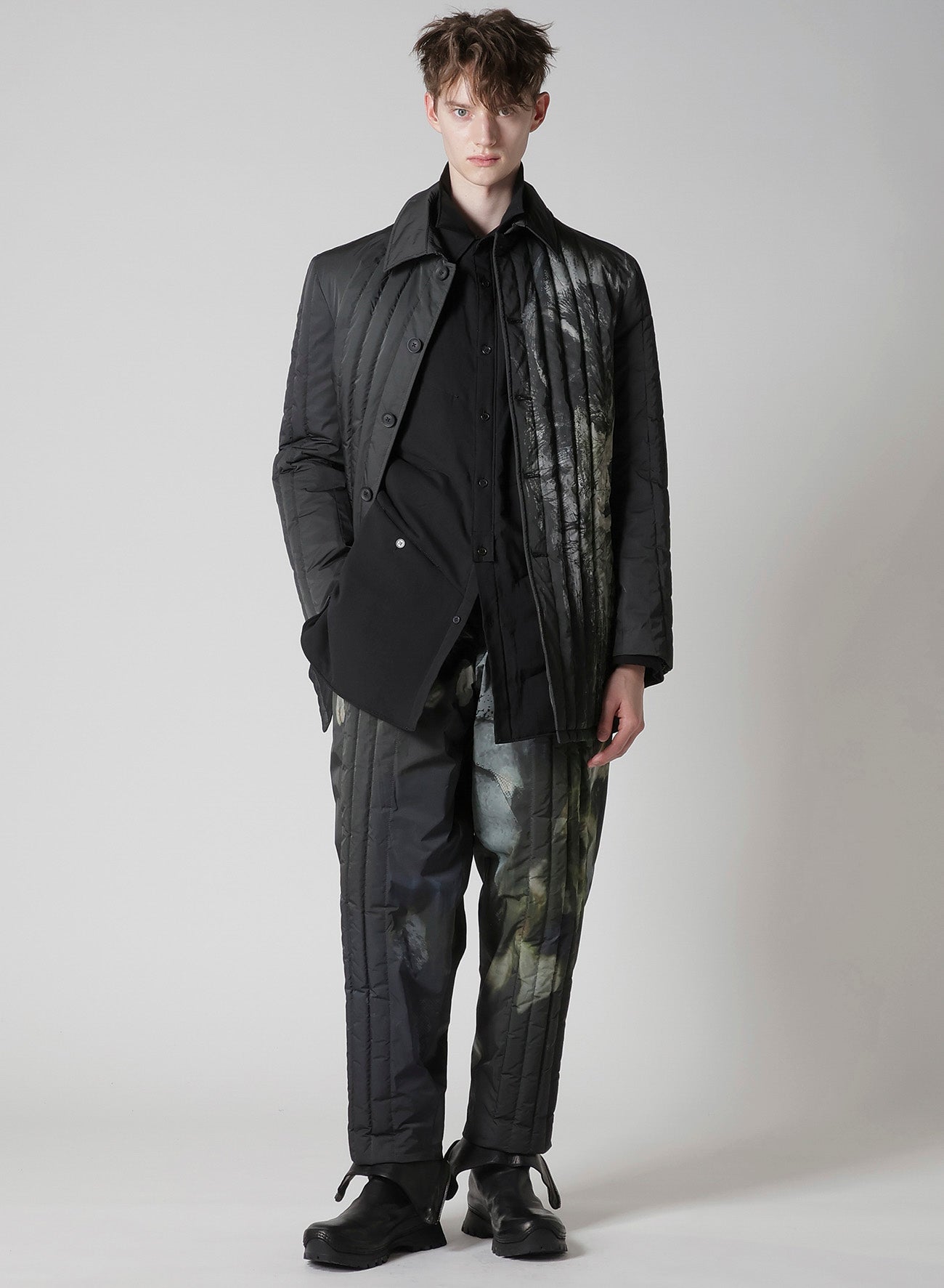 RIN PRINTED PADDED JACKET