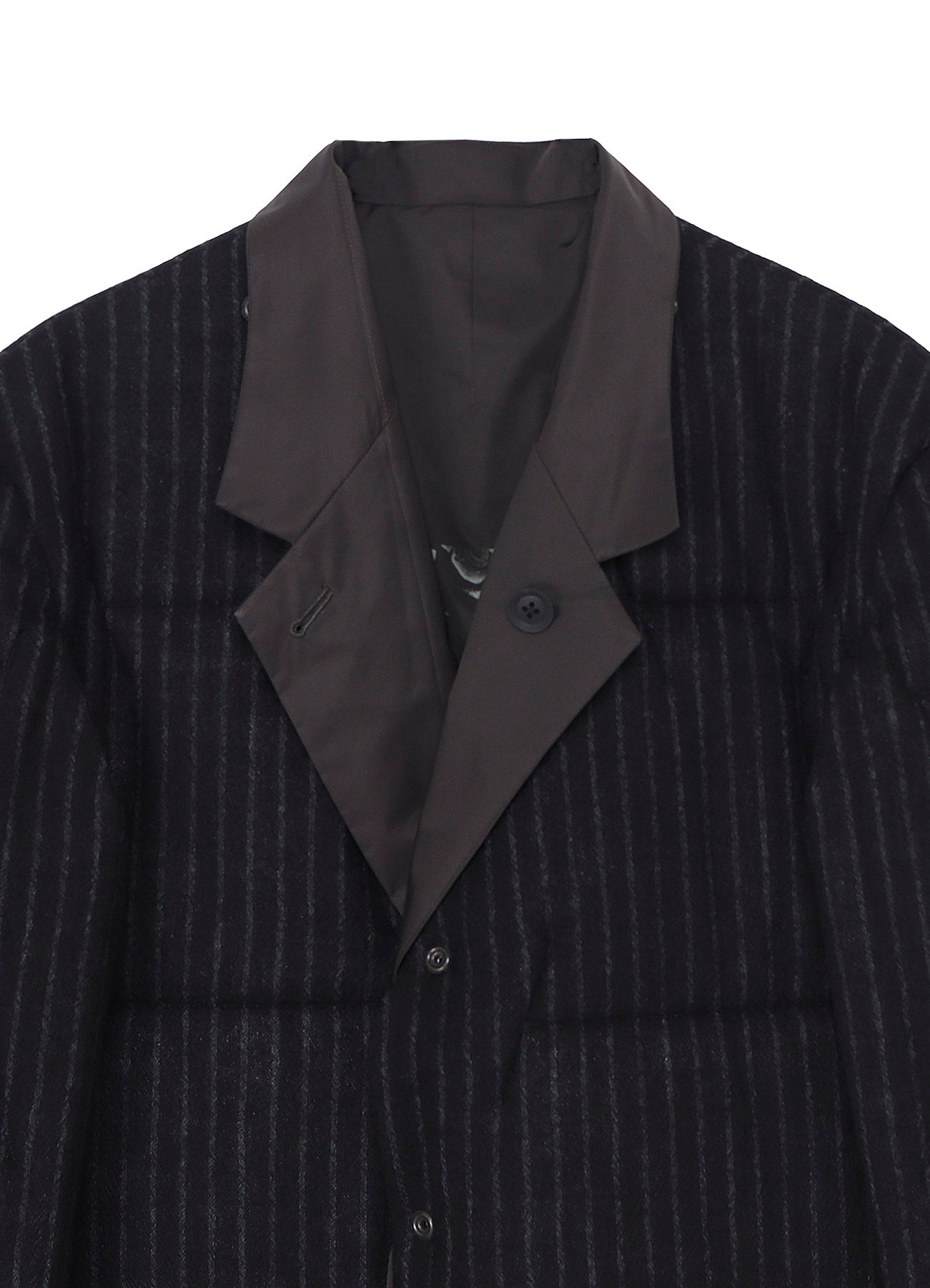 NUDE AND BUTTON PRINTED REVERSIBLE JACKET