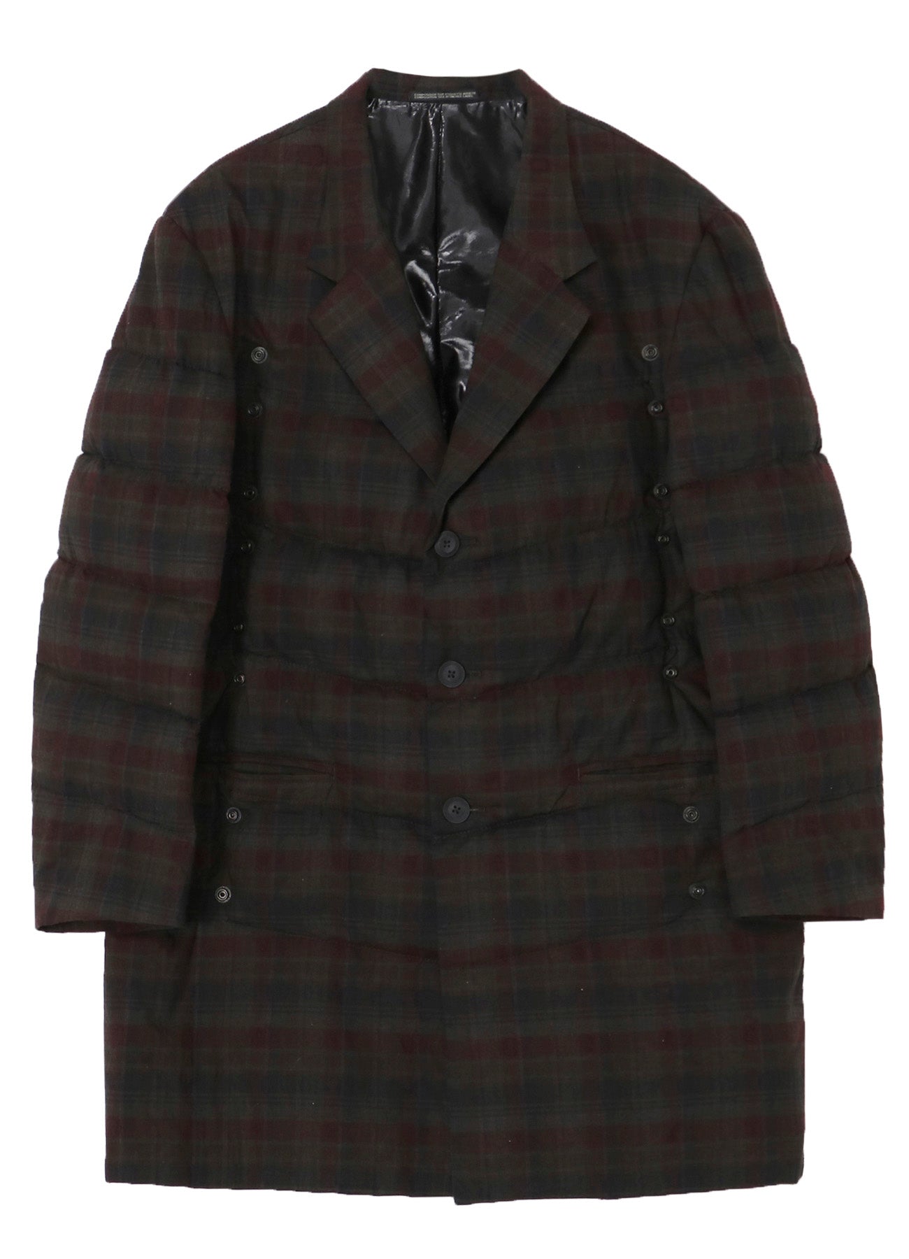 MADRAS INK 3 BUTTONS DIAGONAL PADDED JACKET