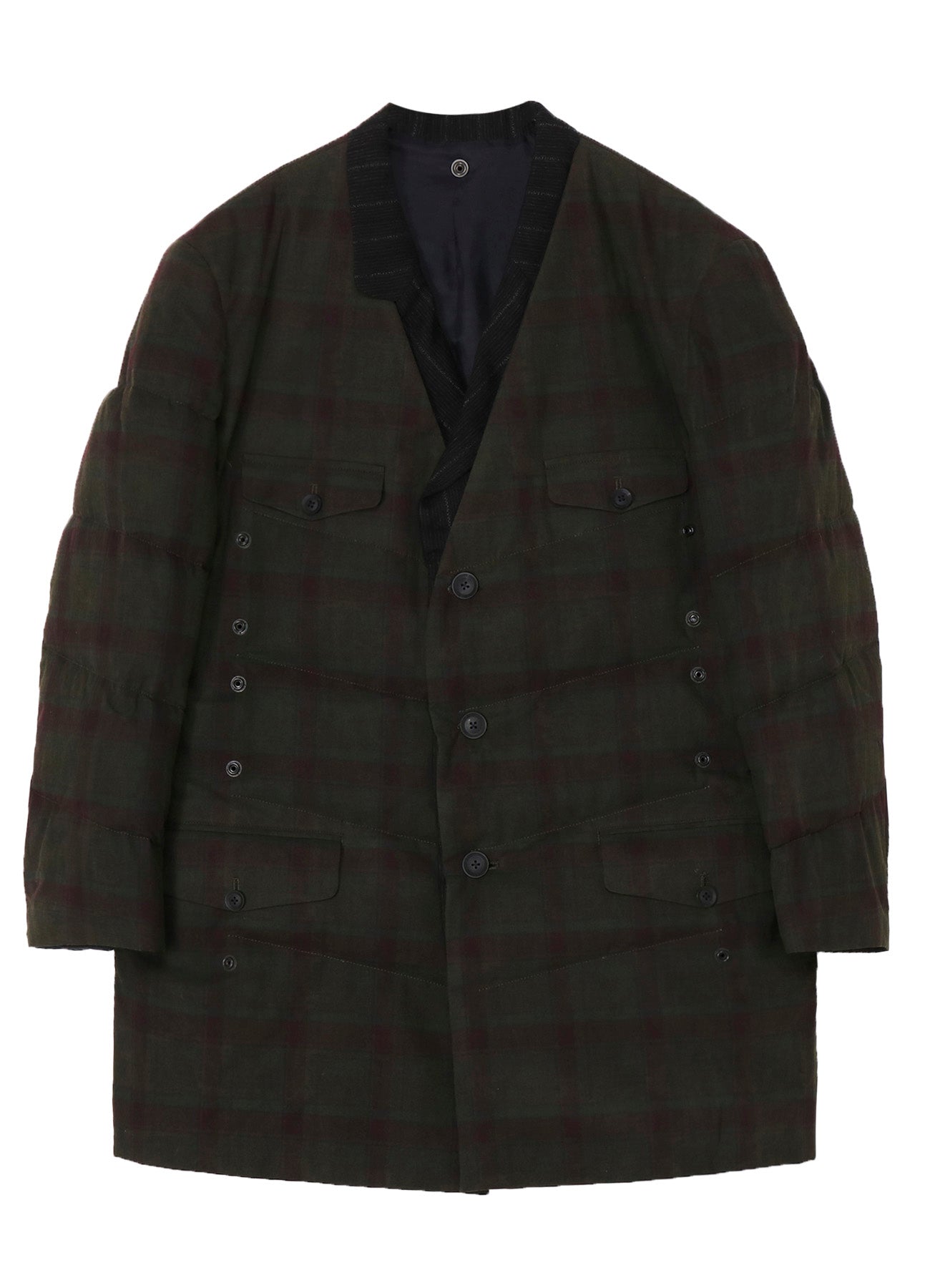 MADRAS INK 3 BUTTONS JACKET WITH LINER