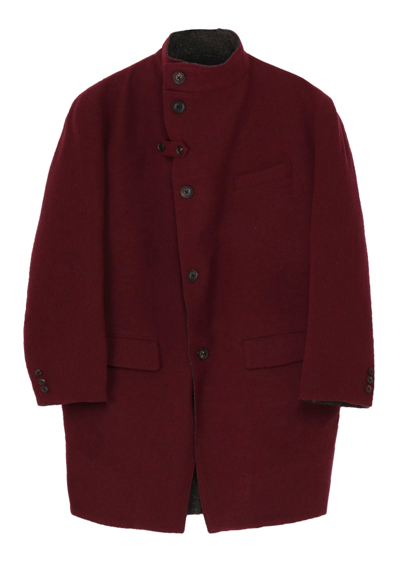 DARK RED REVERSIBLE JACKET WITH LINER