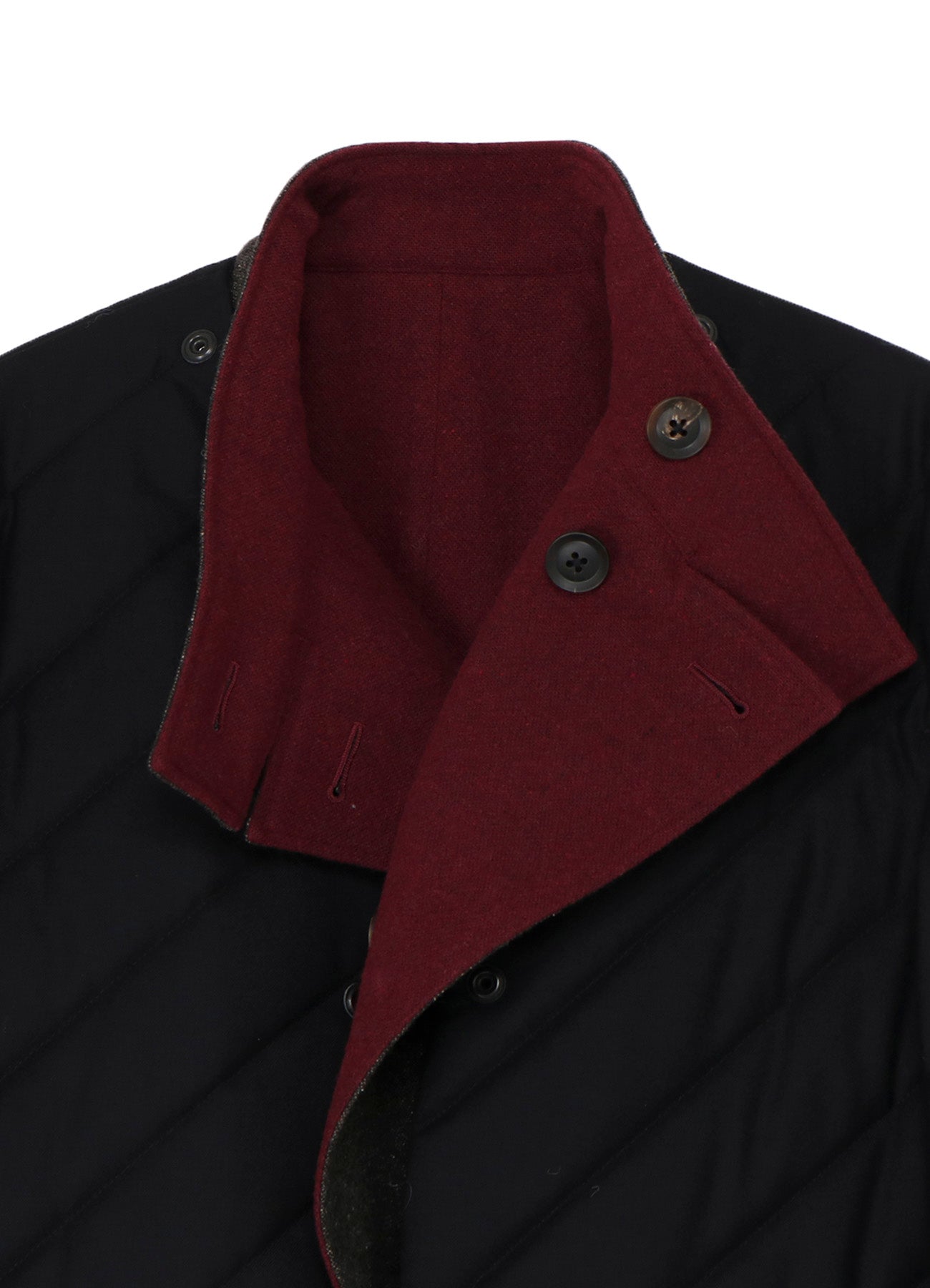 DARK RED REVERSIBLE JACKET WITH LINER