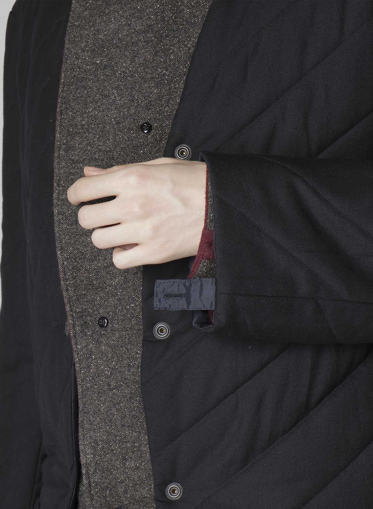 DARK RED REVERSIBLE JACKET WITH LINER