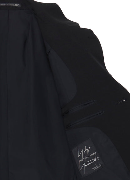 SUIT GABARDINE CDH 3BUTTONS JACKET