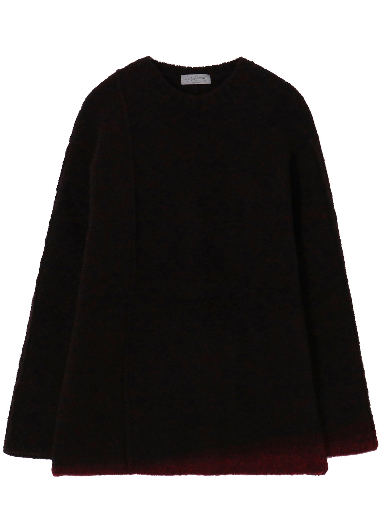 3G1P PLAIN STITCH GRADATION ROUND NECK PO