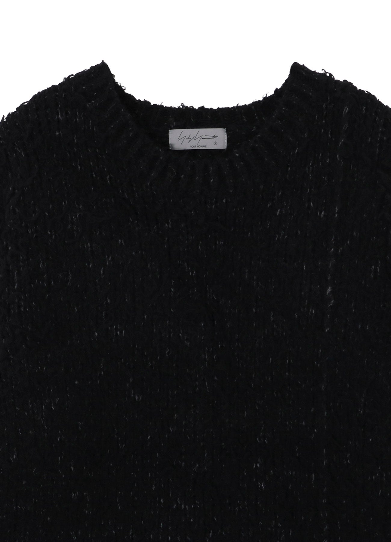 3G1P BRUSHED PLAIN STITCH ROUND NECK PO