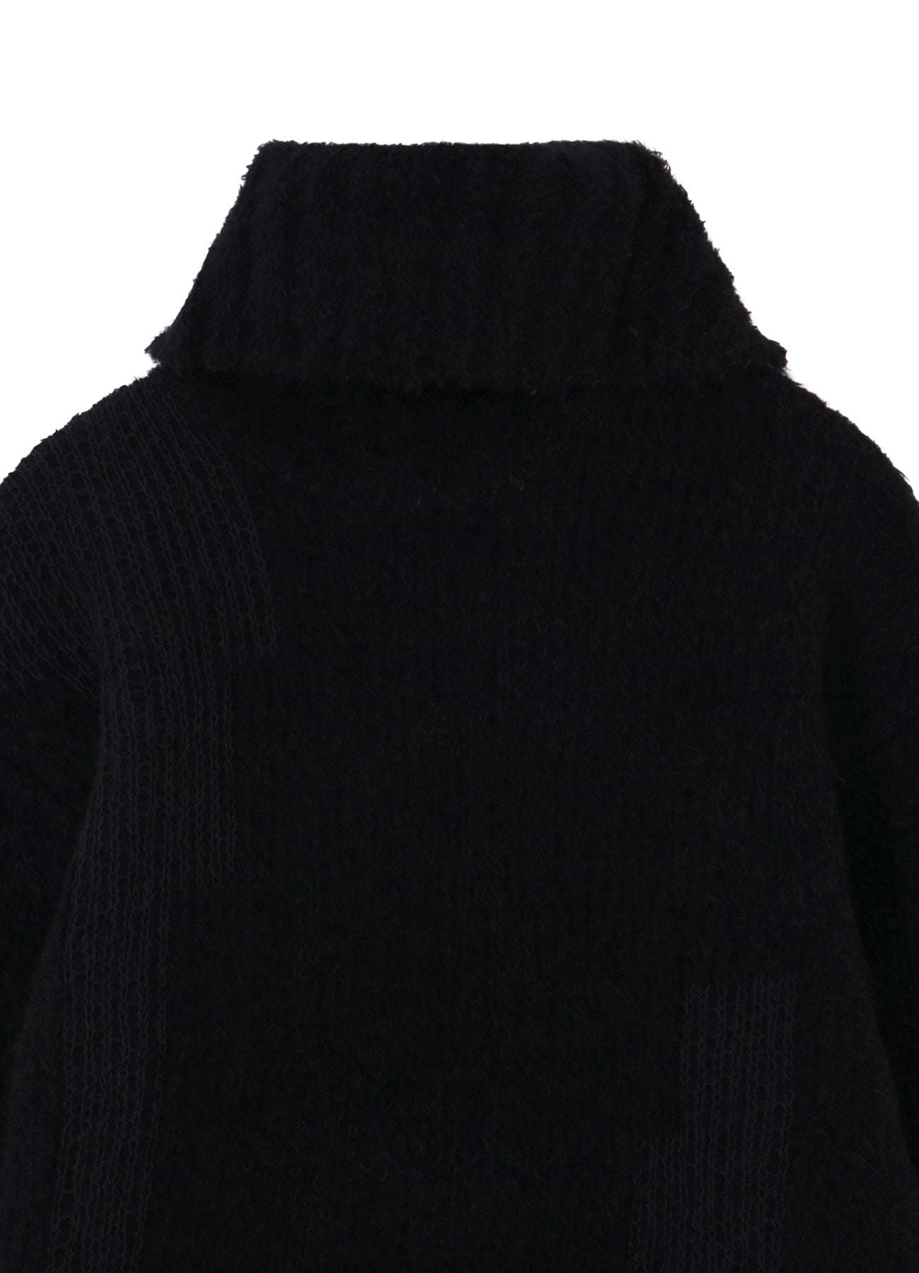 3G JACQUARD SIDE ZIP HIGH NECK PO