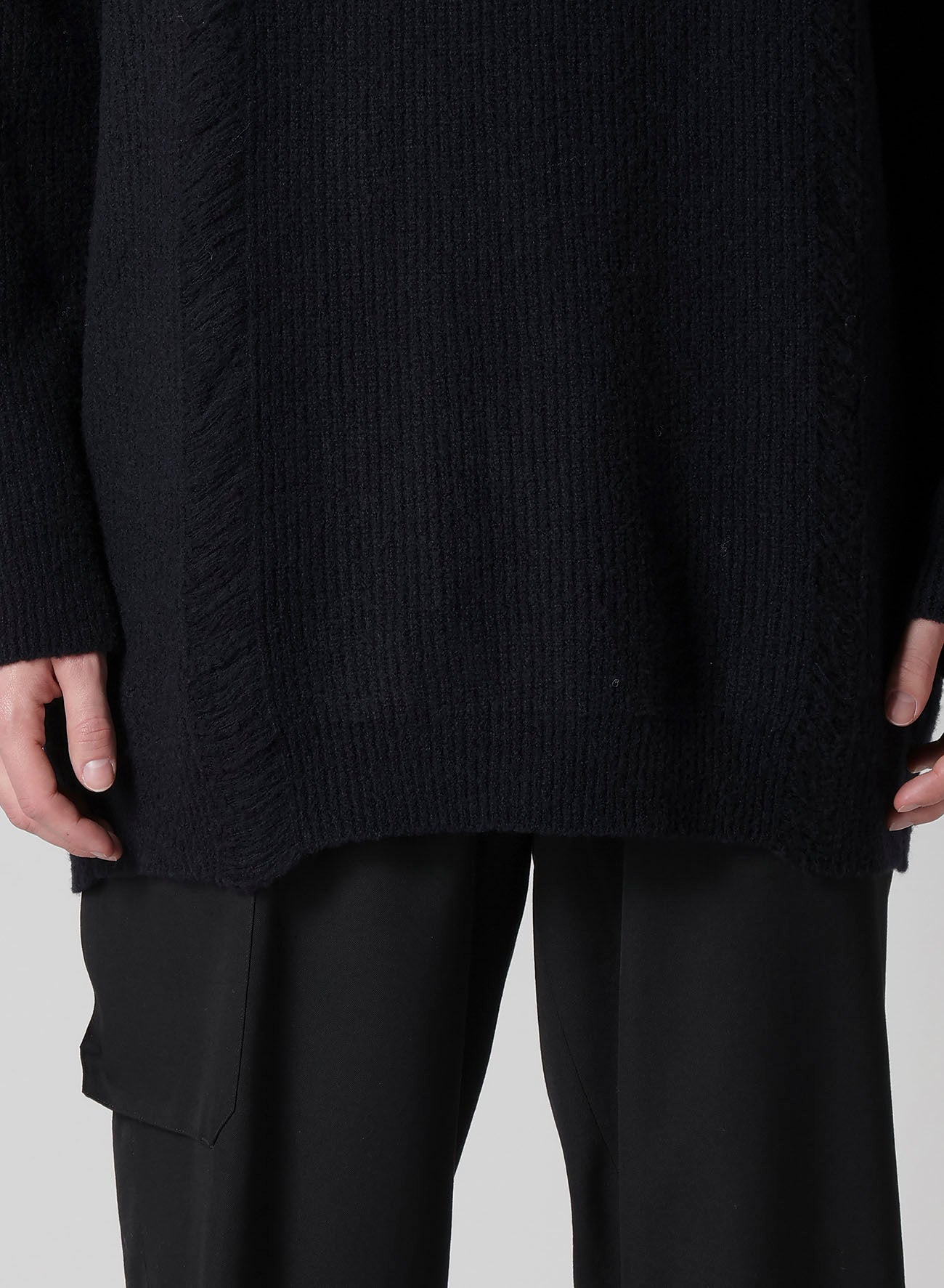 7G3P HALF CARDIGAN ONE BUTTON POLO PO