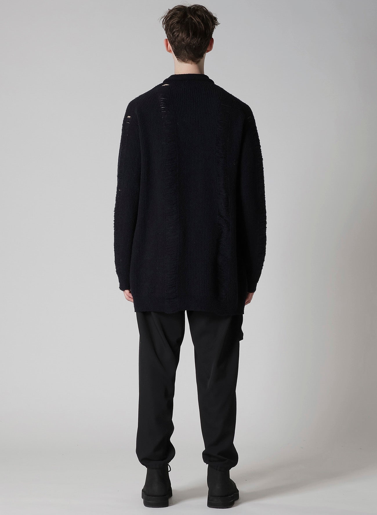 7G3P HALF CARDIGAN ONE BUTTON POLO PO
