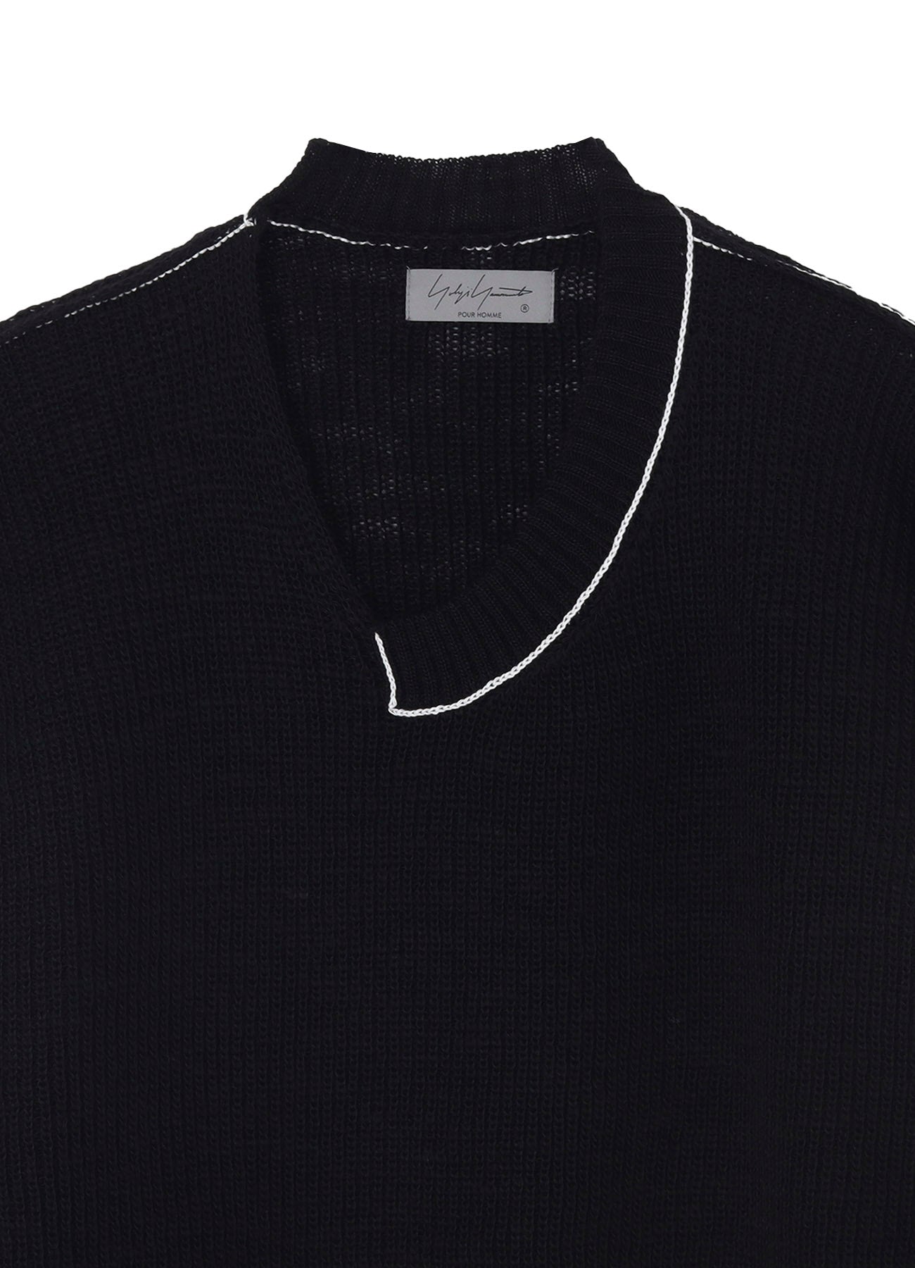 HALF CARDIGAN ASYMMETRY NECKLINE PO