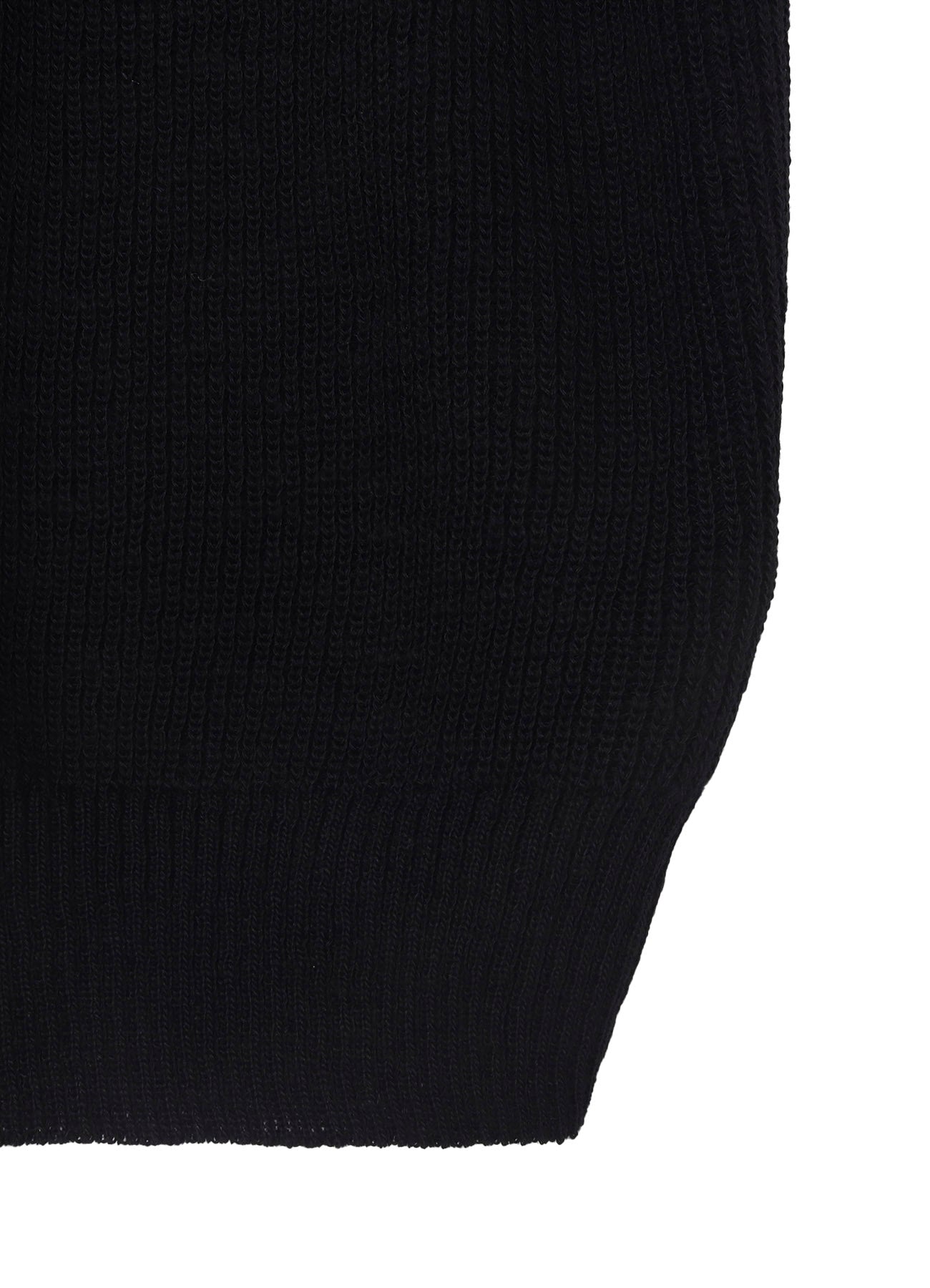 HALF CARDIGAN ASYMMETRY NECKLINE PO