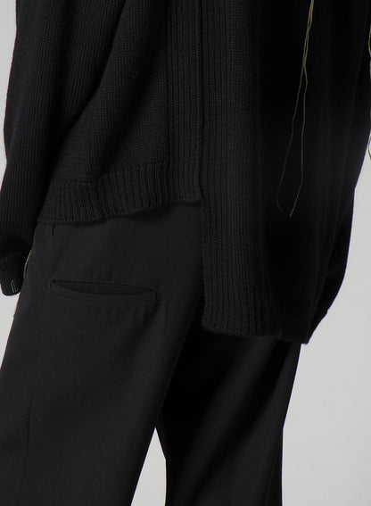 5G1P EMBROIDERY PLAIN STITCH EMBROIDERY ROUND NECK PO