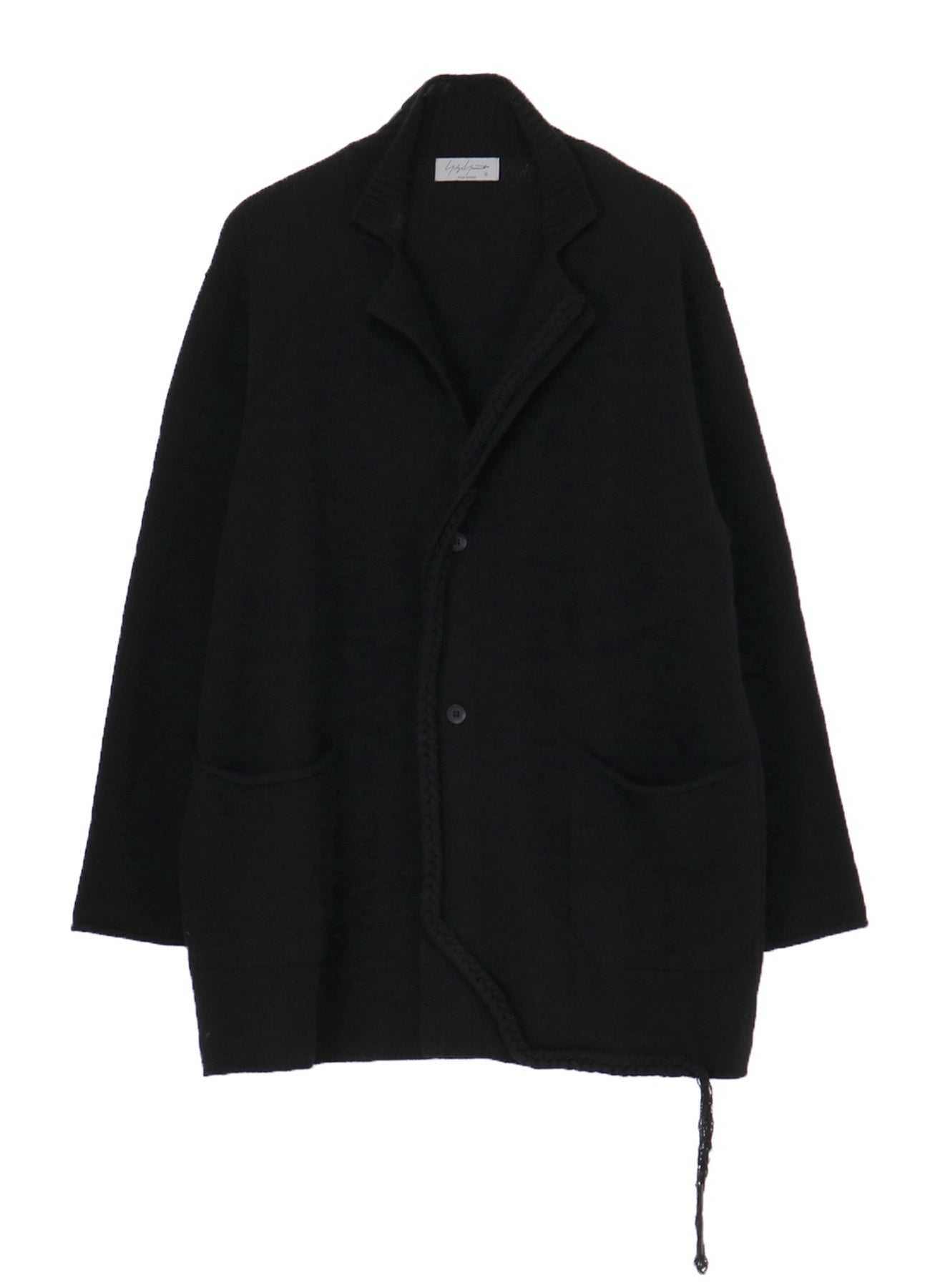 7G1P PLAIN STITCH WITH STRING STRING DETAIL JACKET