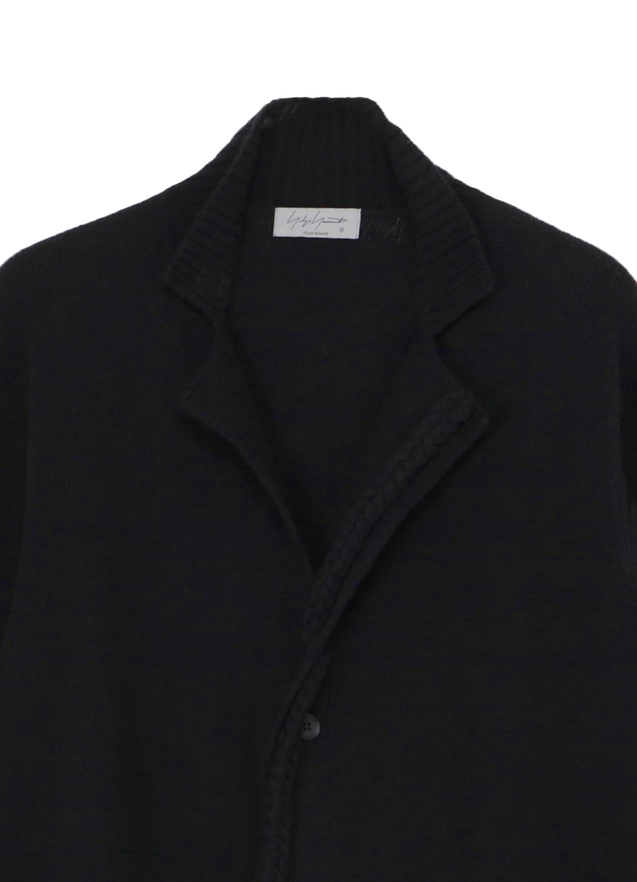 7G1P PLAIN STITCH WITH STRING STRING DETAIL JACKET