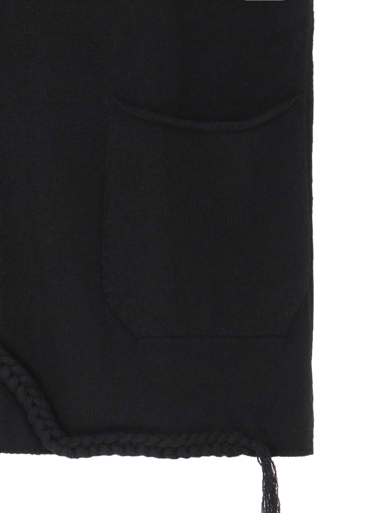 7G1P PLAIN STITCH WITH STRING STRING DETAIL JACKET
