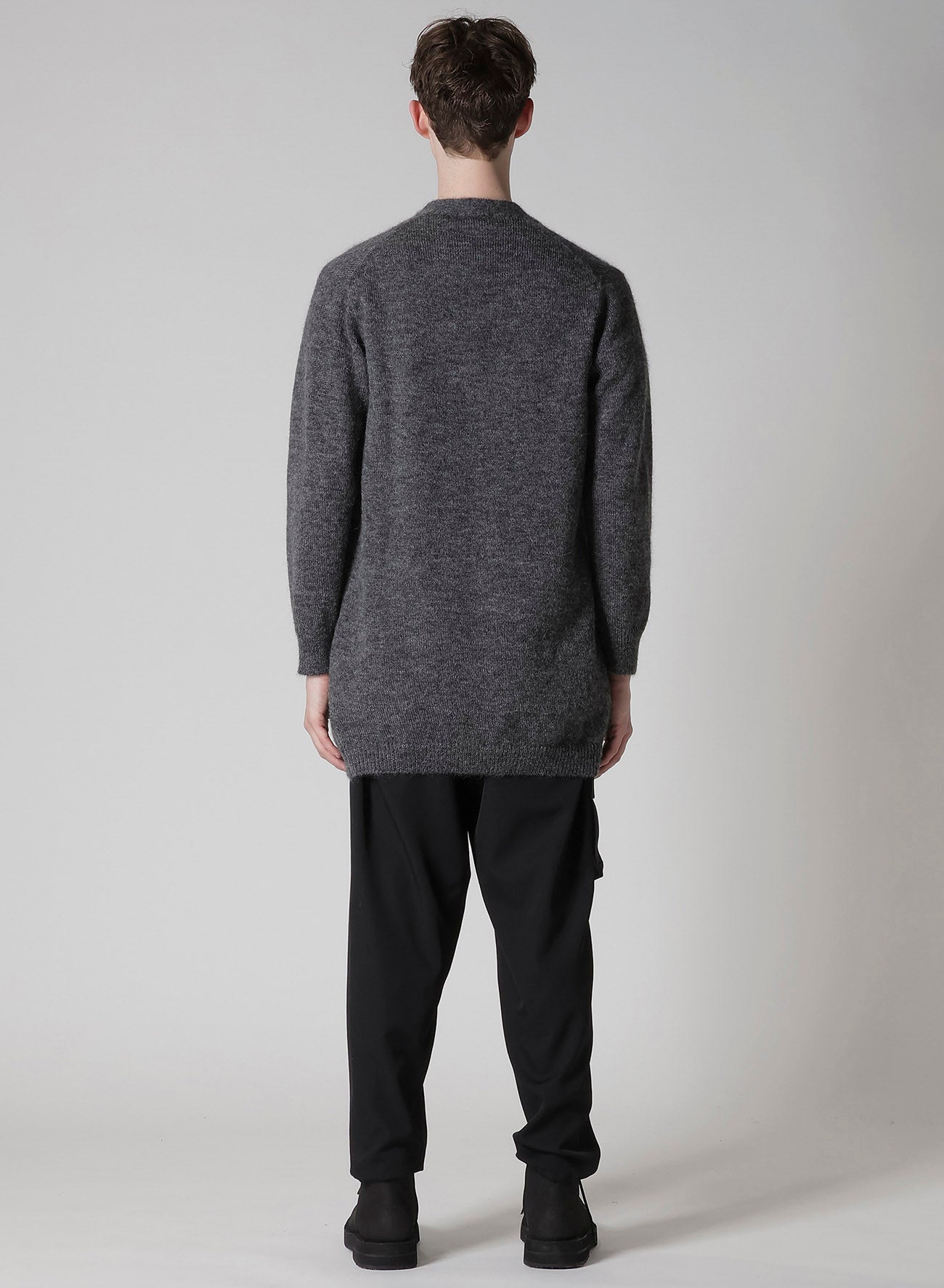 7G2P PLAIN STITCH BUTTON D V NECK CARDIGAN