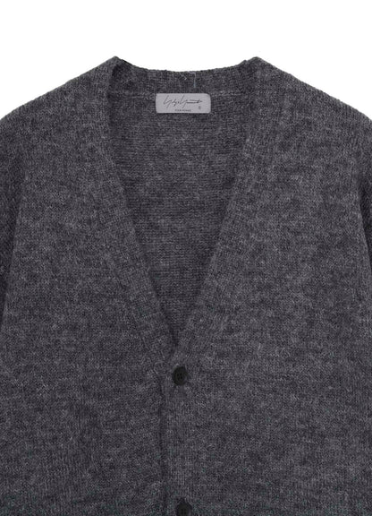 7G2P PLAIN STITCH BUTTON D V NECK CARDIGAN