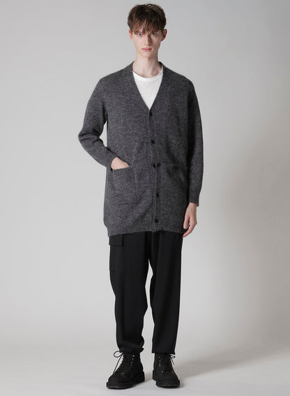 7G2P PLAIN STITCH BUTTON D V NECK CARDIGAN