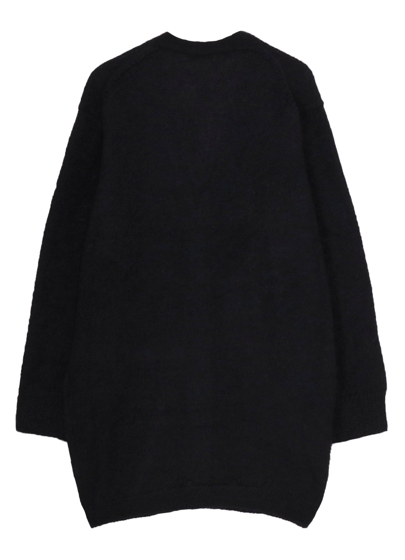 7G2P PLAIN STITCH BUTTON D V NECK CARDIGAN