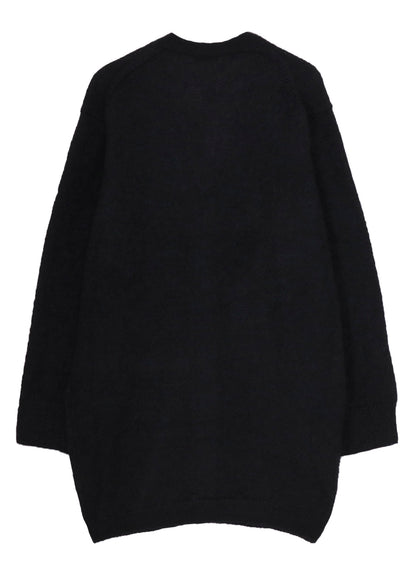 7G2P PLAIN STITCH BUTTON D V NECK CARDIGAN