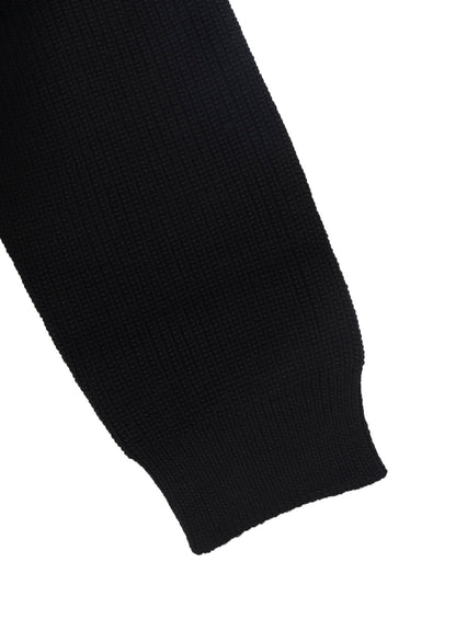 5G1P CABLE+CARDIGAN STITCH ZIP V NECK CARDIGAN