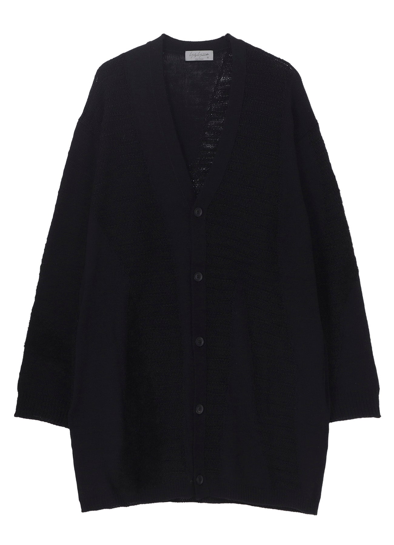 5G1P COMBINATION KNIT COMBINATION V NECK CARDIGAN