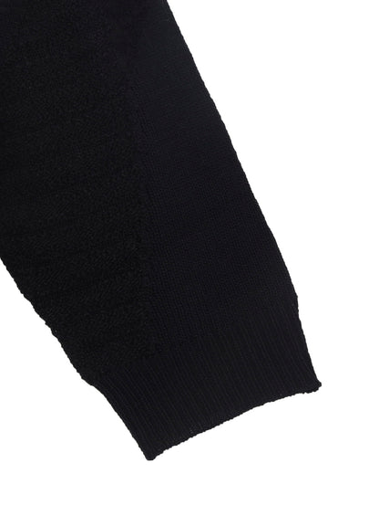 5G1P COMBINATION KNIT COMBINATION V NECK CARDIGAN