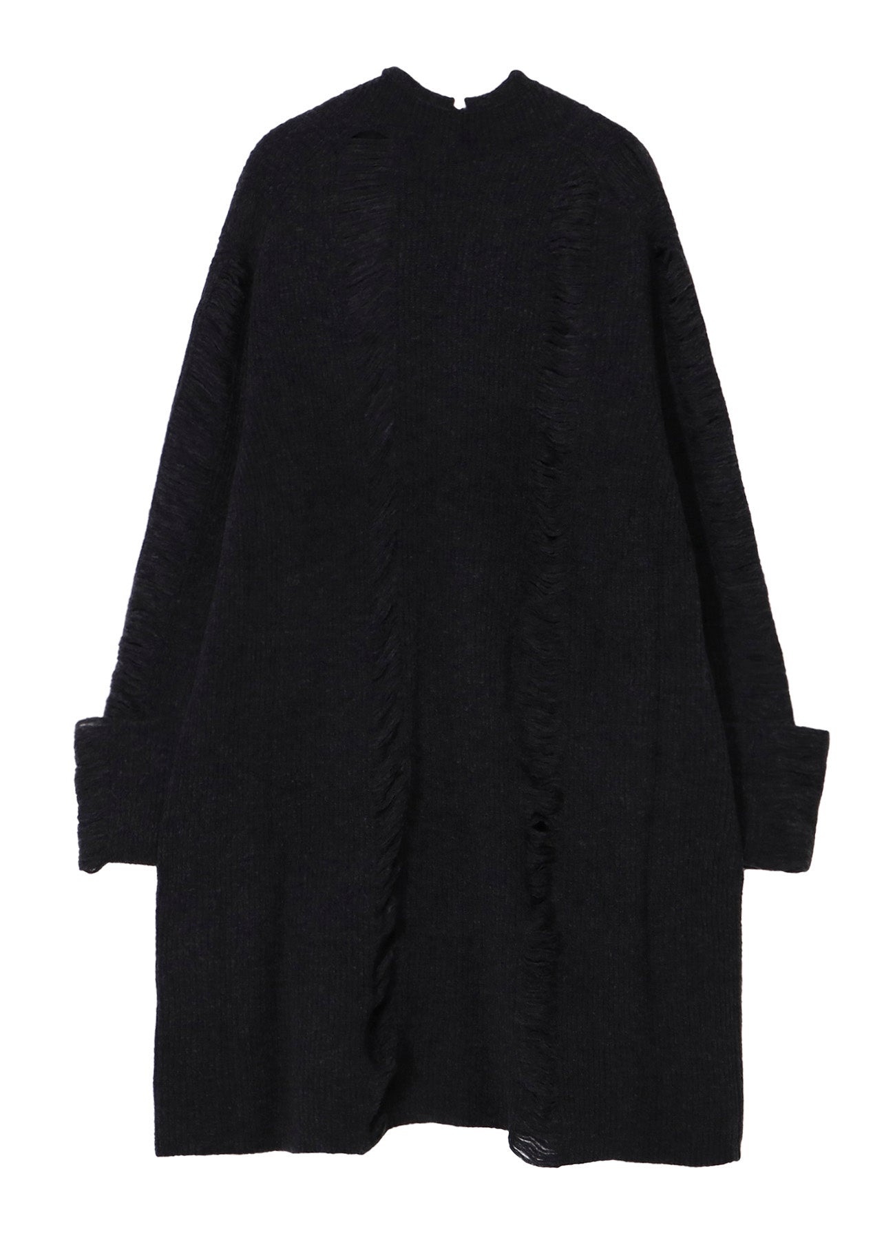 7G3P HALF CARDIGAN CRUSHED LONG CARDIGAN