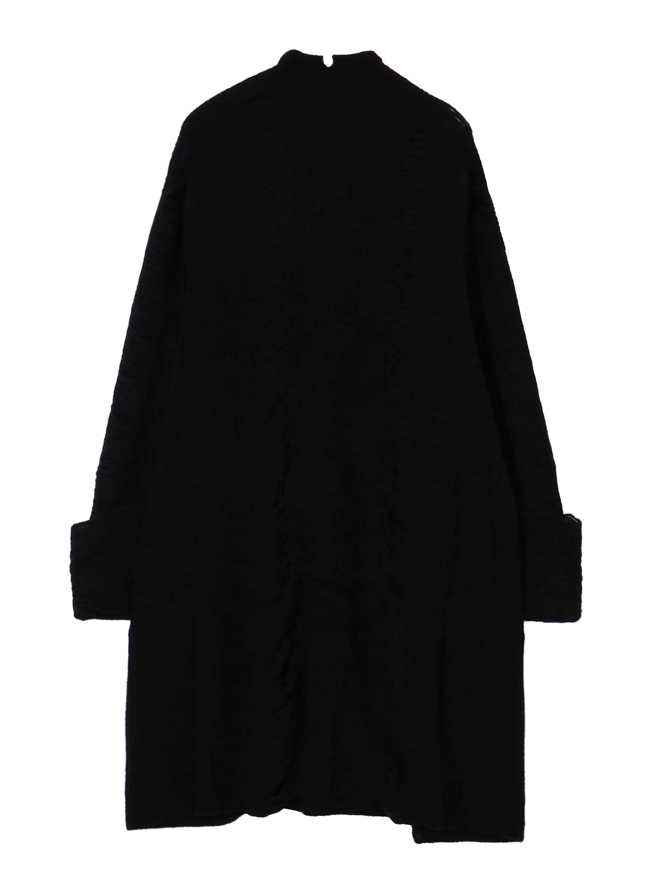 7G3P HALF CARDIGAN CRUSHED LONG CARDIGAN