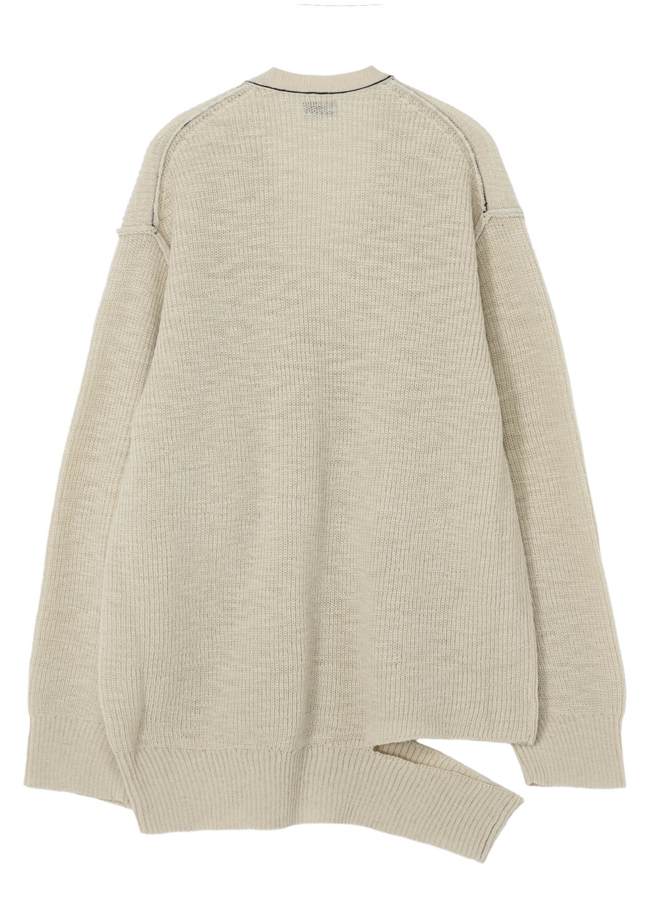 HALF CARDIGAN SLIT DETAIL V NECK CARDIGAN