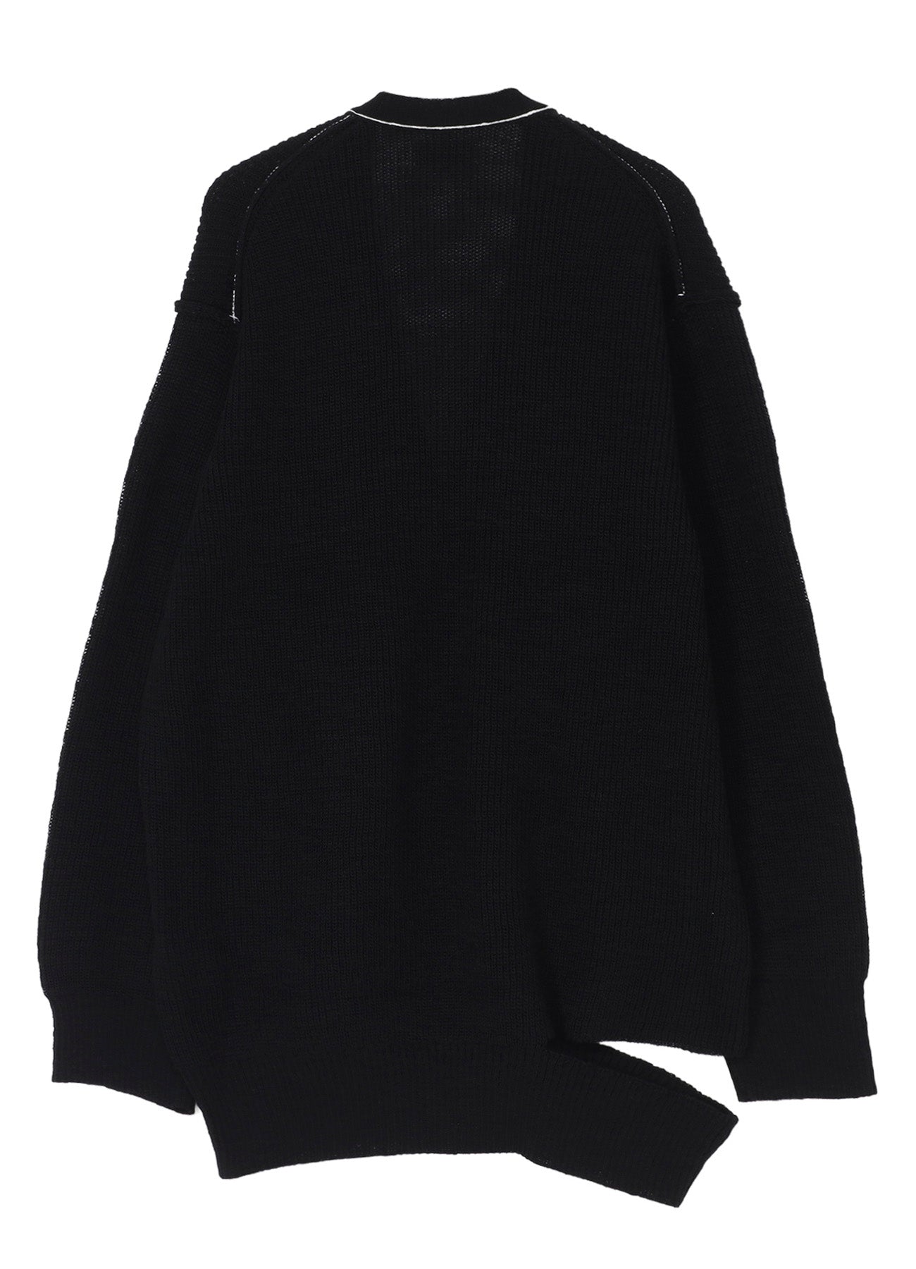 HALF CARDIGAN SLIT DETAIL V NECK CARDIGAN