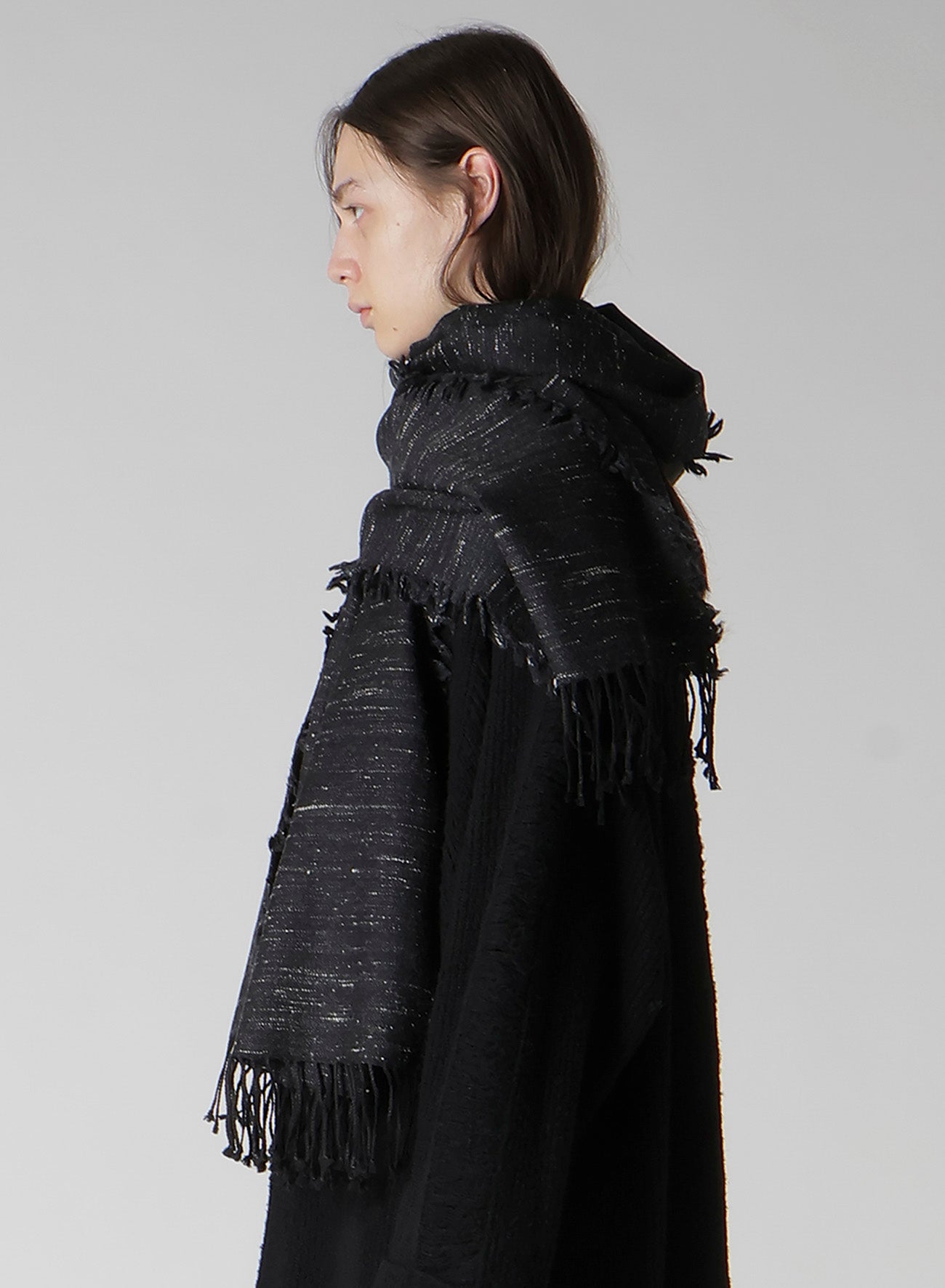 W/DIAMOND JQ YAK WOOL SCARF