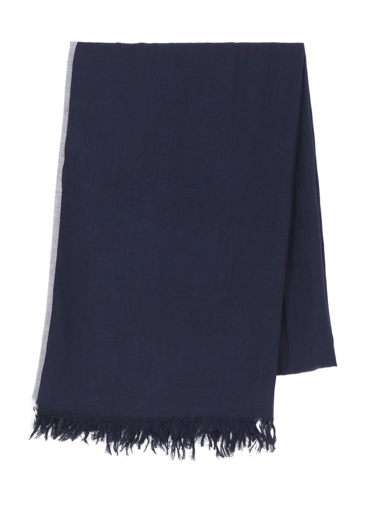 KHADI COTTON TWILL SELVEDGE STOLE