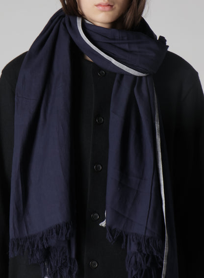 KHADI COTTON TWILL SELVEDGE STOLE