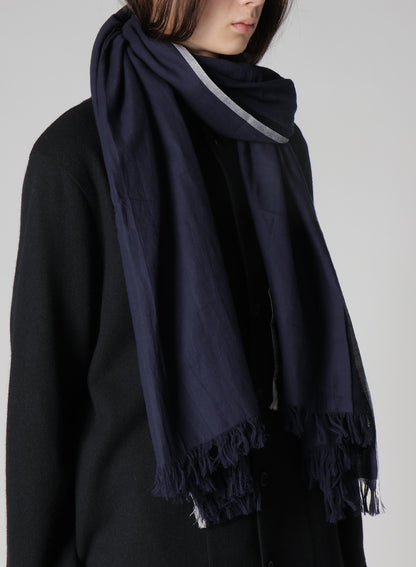 KHADI COTTON TWILL SELVEDGE STOLE