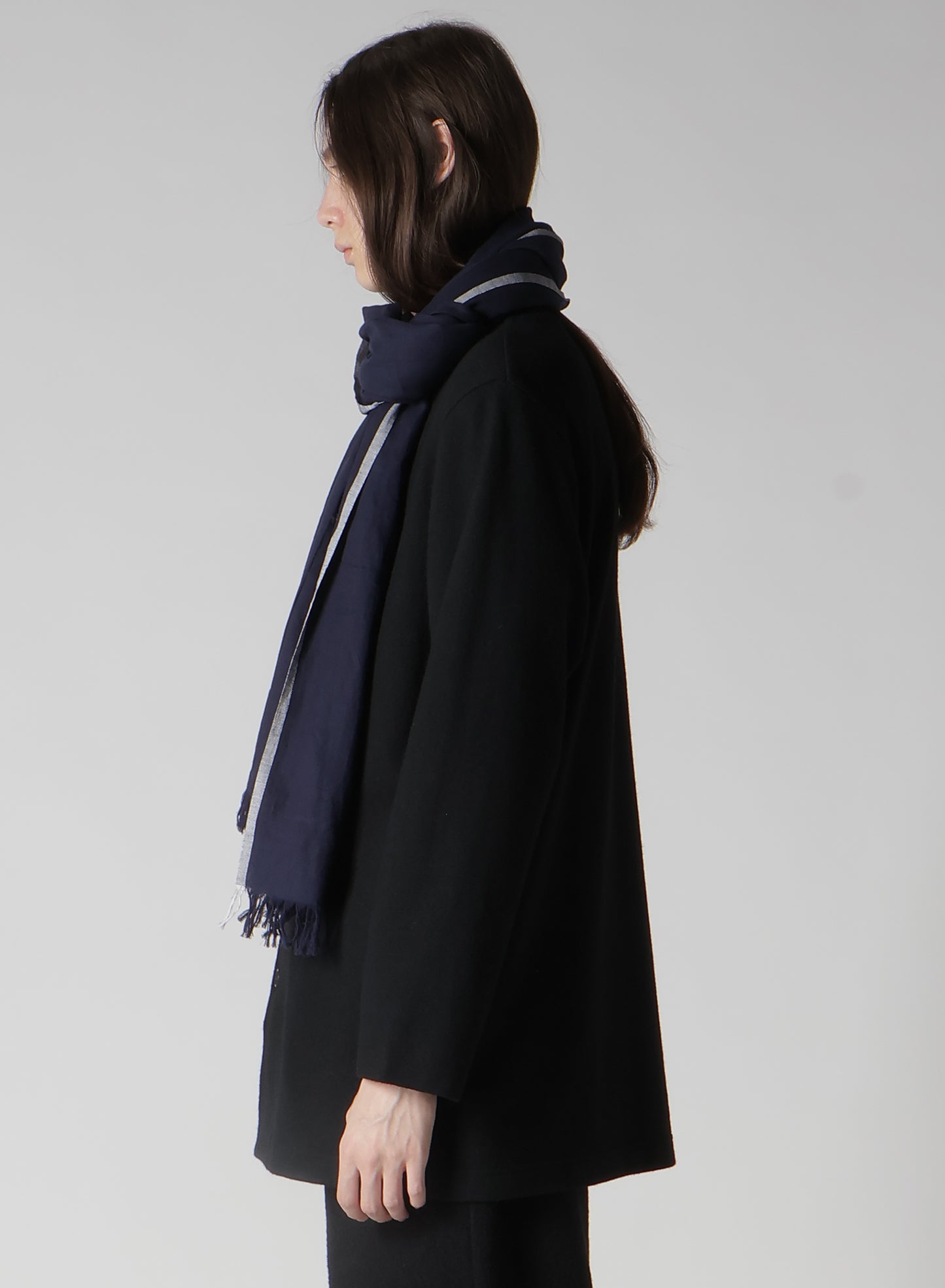 KHADI COTTON TWILL SELVEDGE STOLE
