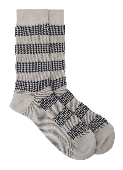 C/AC JQ STAGGERED BORDER SOCKS