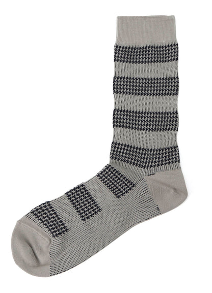 C/AC JQ STAGGERED BORDER SOCKS