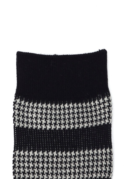 C/AC JQ STAGGERED BORDER SOCKS