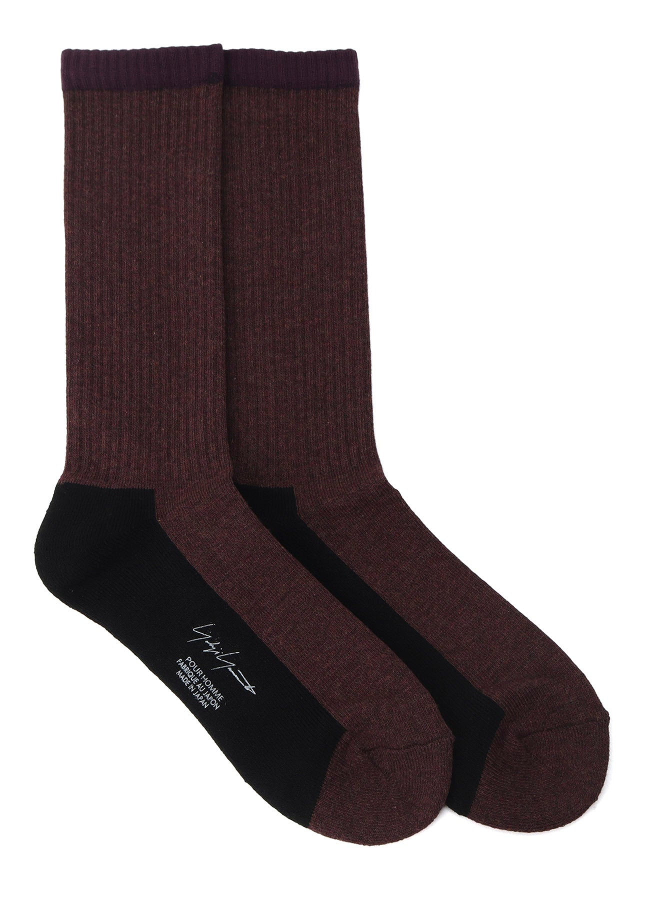 C/AC RIBBED PILE RIBBED SOCKS