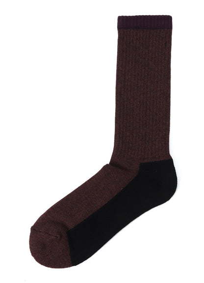 C/AC RIBBED PILE RIBBED SOCKS