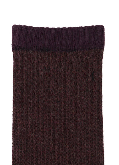 C/AC RIBBED PILE RIBBED SOCKS