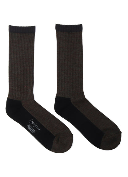 C/AC RIBBED PILE RIBBED SOCKS